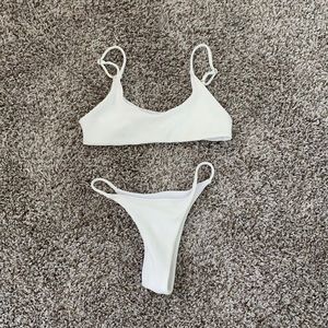White bikini